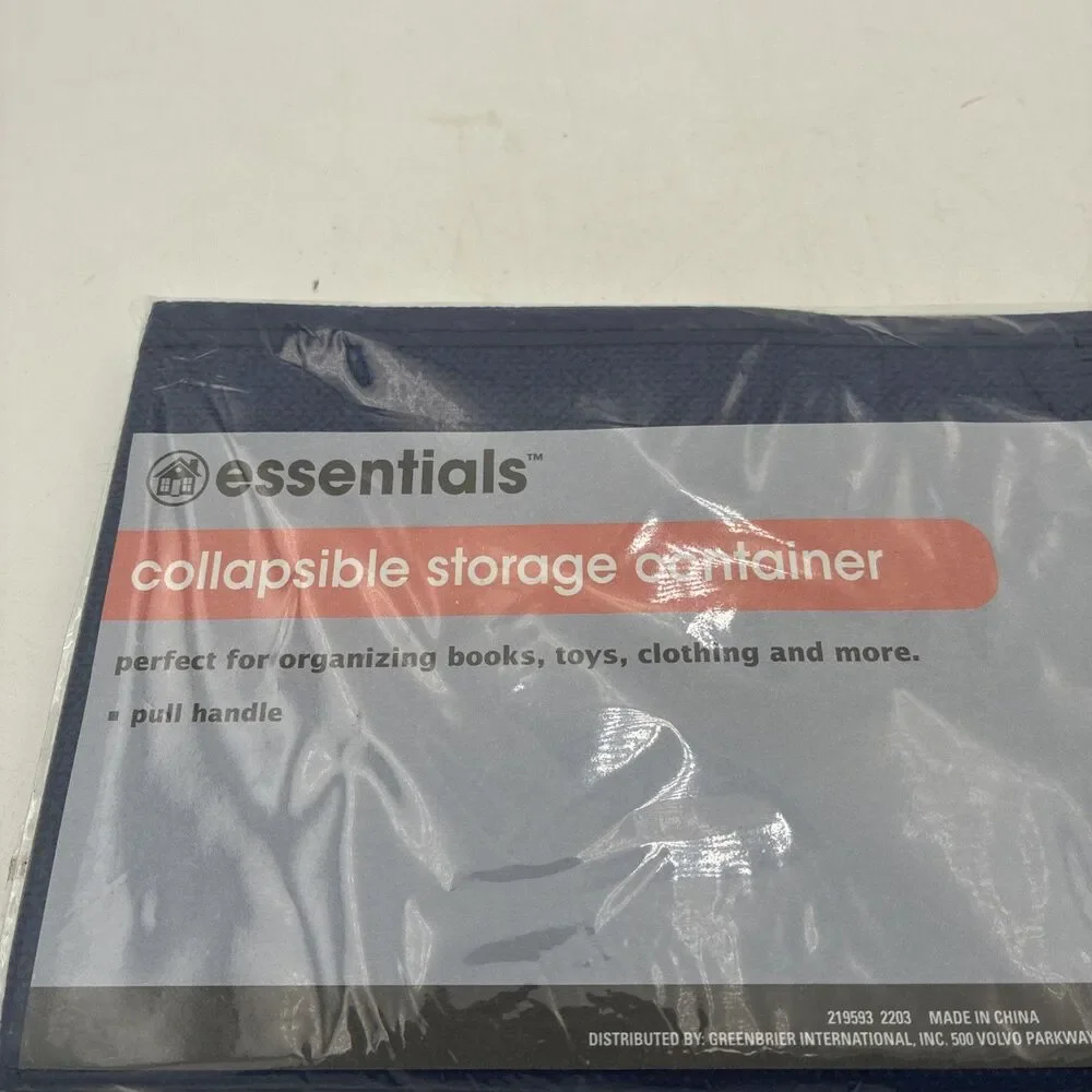 Essentials collapsible storage